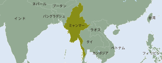 マップ（ミャンマー）