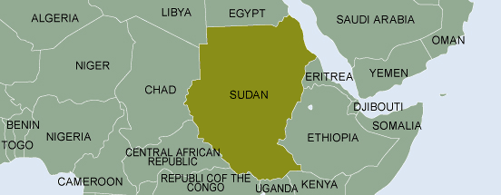 area map（Sudan）