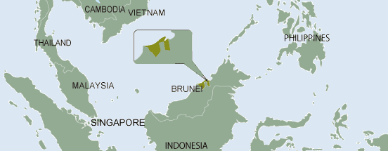 area map（Brunei）
