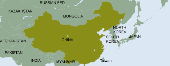 area map（China）