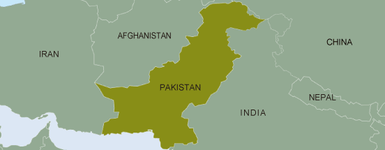 area map（Pakistan）