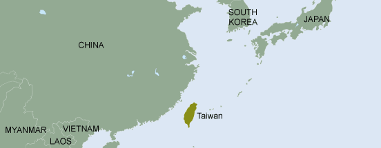 area map（Taiwan）