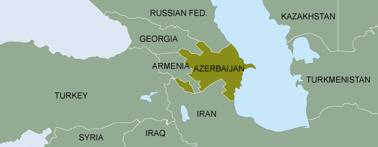 area map（Azerbaijan）