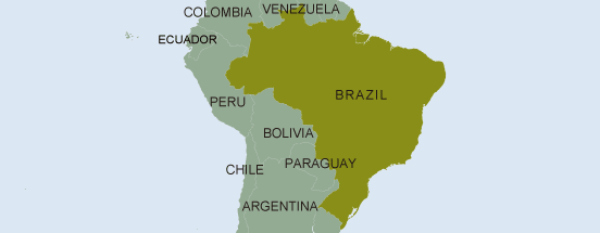 area map（Brazil）