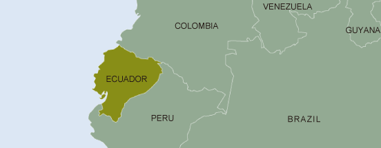 area map（Ecuador）