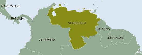 area map（Venezuela）
