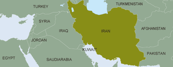area map（Iran）