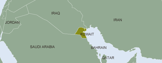 area map（Kuwait）