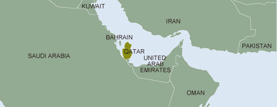 area map（Qatar）