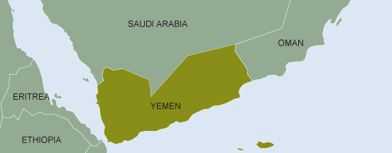 area map（Yemen）